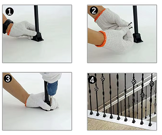 Takorautaisten aitojen rakennusmenettelyt